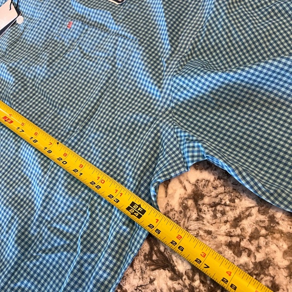 2 NEW XL Izod Mens Button Shirts Blue Stretch Sport Flex Long Sleeve Heritage - Picture 3 of 15